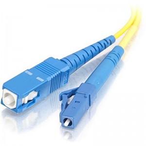 Симплексный одномодовый оптоволоконный соединительный кабель LC / SC с номиналом 9/125
