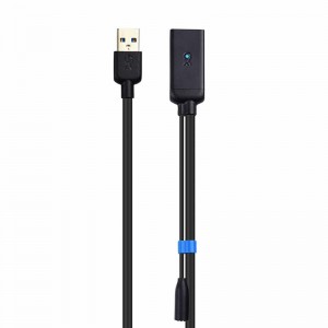 Удлинительный кабель USB 3.0 Кабель повторителя усилителя сигнала «мама-женщина» с адаптером питания 5В / 2А